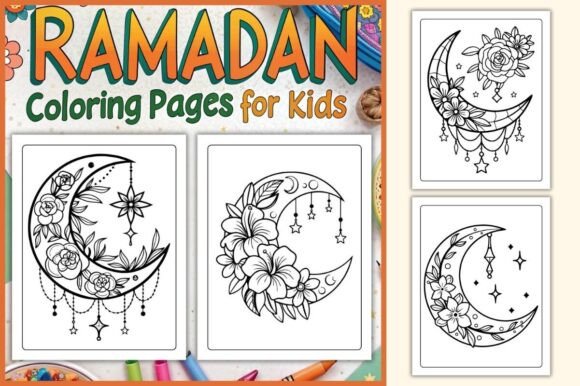 Ramadan Coloring Fun for Preschoolers