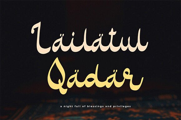 Sajadah Font PNG with transparent background - Preview 3