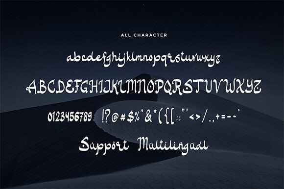 Sajadah Font PNG with transparent background - Preview 5