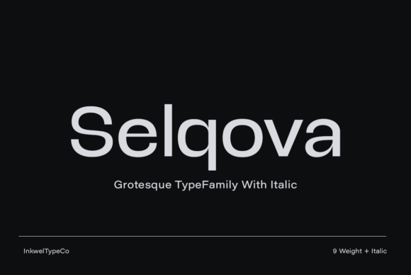 Selqova Font PNG with transparent background - Preview 1