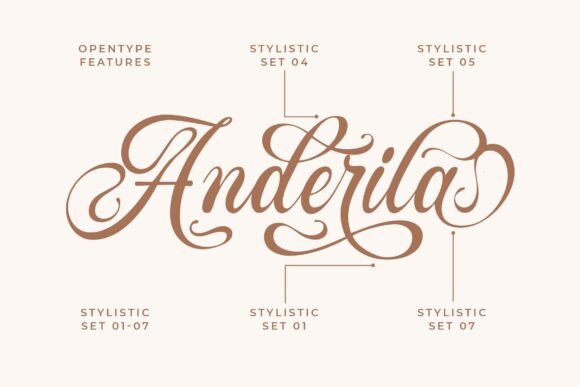 Sheilaria Font font preview - 3