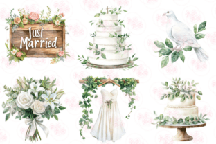 White Wedding Clipart Graphic by Markicha Art · Creative Fabrica