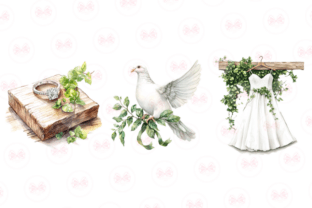 White Wedding Clipart Graphic by Markicha Art · Creative Fabrica