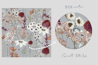 Wildflower Vector Seamless Pattern Graphic by fleurartmariia · Creative ...