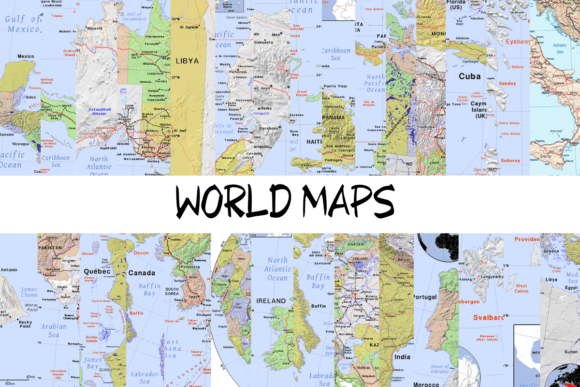World Maps Graphic by Chic And Sleek Designs · Creative Fabrica
