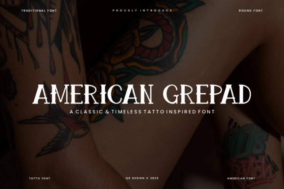 American Grepad Font - Preview 1