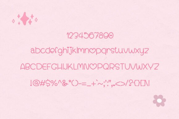 Bubblegum Bliss Font - Preview 2