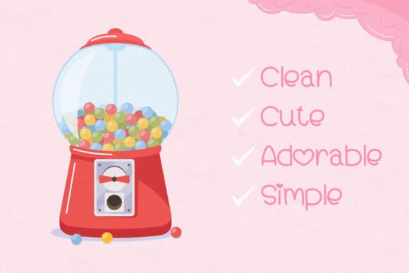 Bubblegum Bliss Font - Preview 5