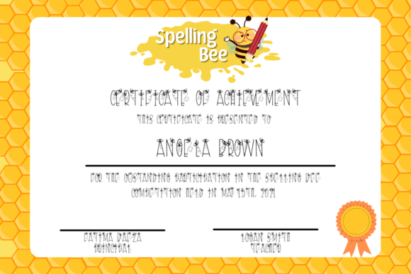 Cute Bee Font - Preview 5