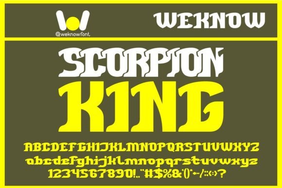 Dark Light Warrior Font - Preview 4