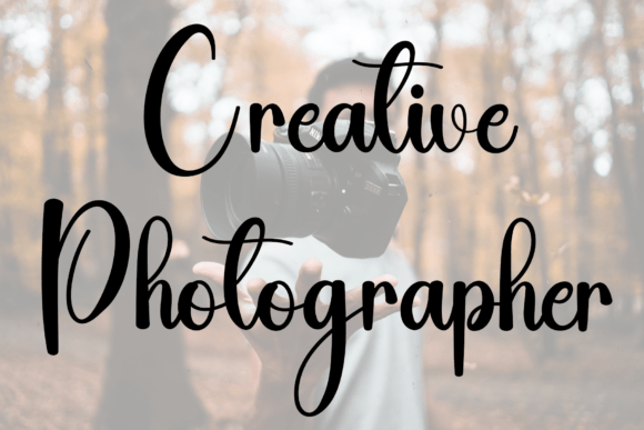 Digital Photo Font - Preview 5