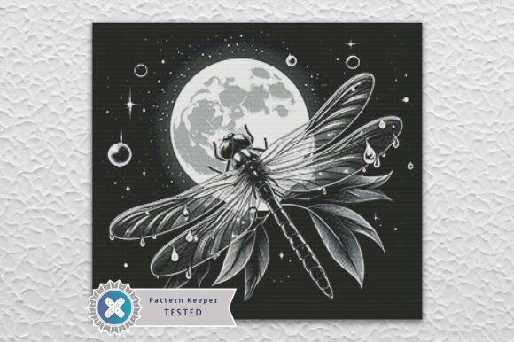 Dragonfly Cross Stitch Pattern PDF Chart