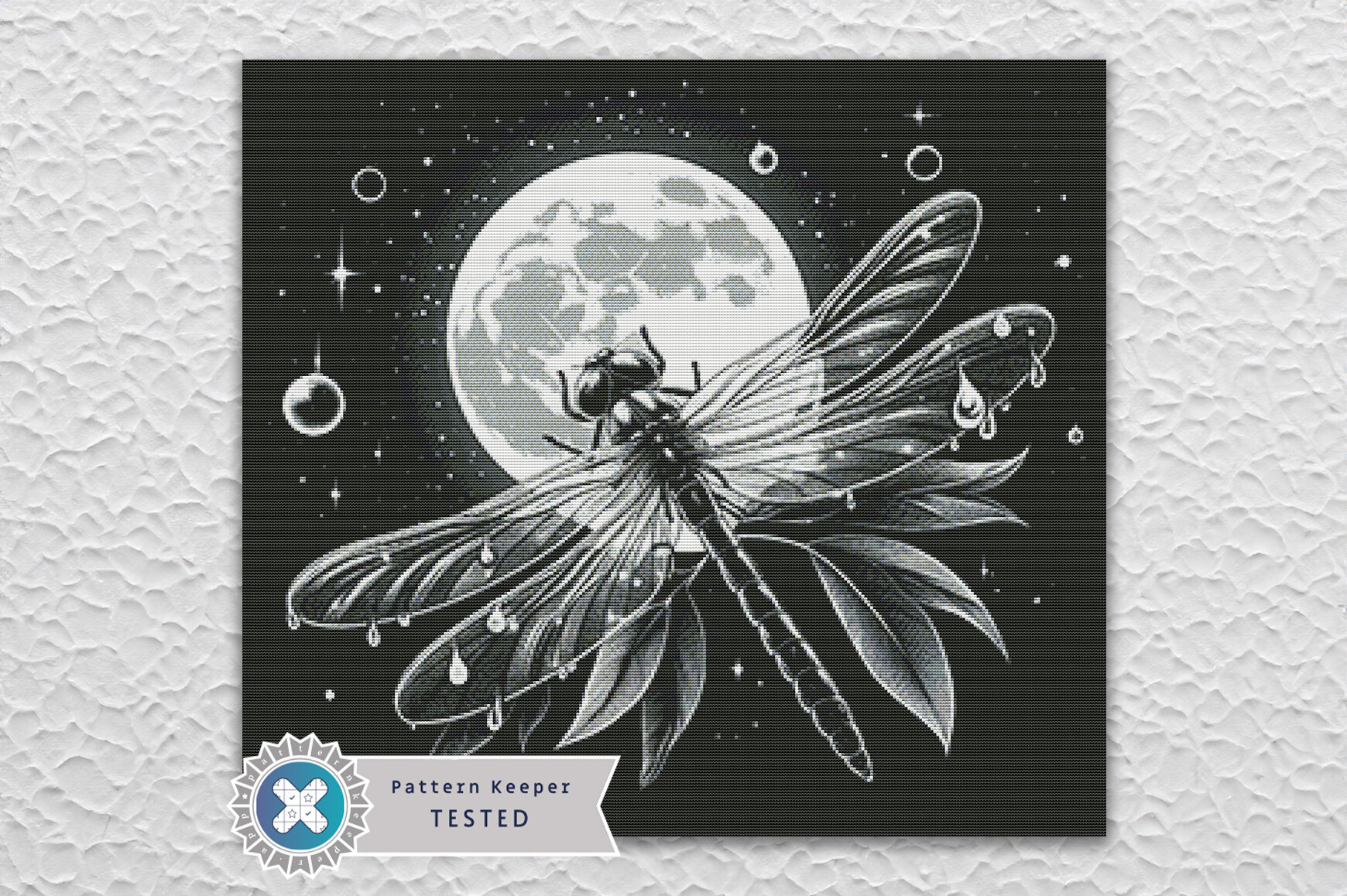 Dragonfly Cross Stitch Pattern PDF Chart
