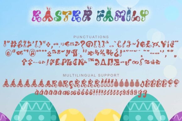 Easter Family Font - Preview 5