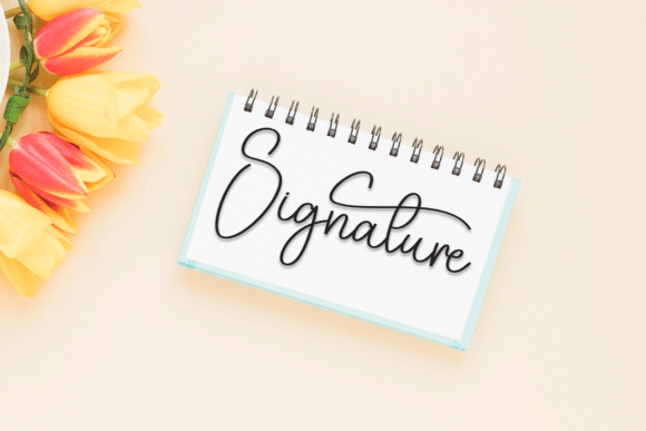 Juliantine Font PNG with transparent background - Preview 3