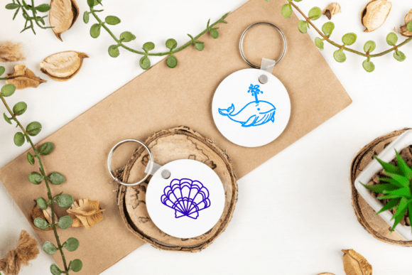 Marine Doodle Font PNG with transparent background - Preview 5