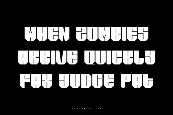 Mecrow Font PNG with transparent background - Preview 3