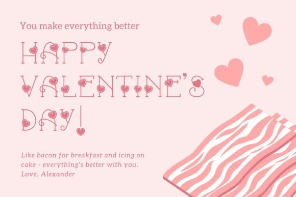 Mini Heart Iv Font PNG with transparent background - Preview 4