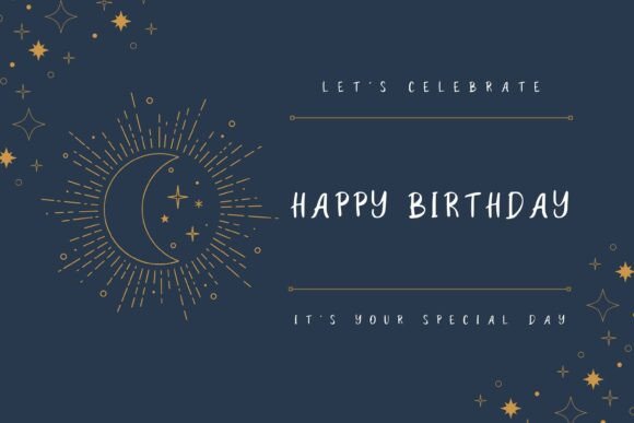Moon Whisper Font PNG with transparent background - Preview 3