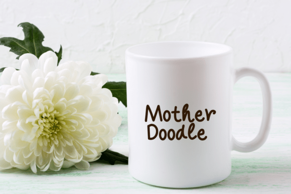 Mother Doodle Font PNG with transparent background - Preview 3