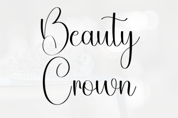 Queen Crown Font PNG with transparent background - Preview 2