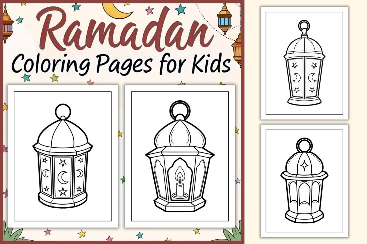Ramadan Lantern Coloring Pages
