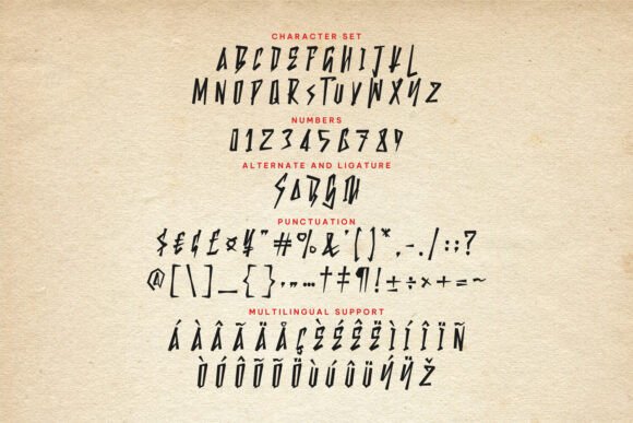 Sabihg Jackson Font PNG with transparent background - Preview 6