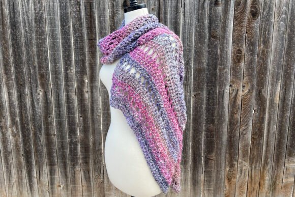 Amethyst Shawl Crochet Pattern