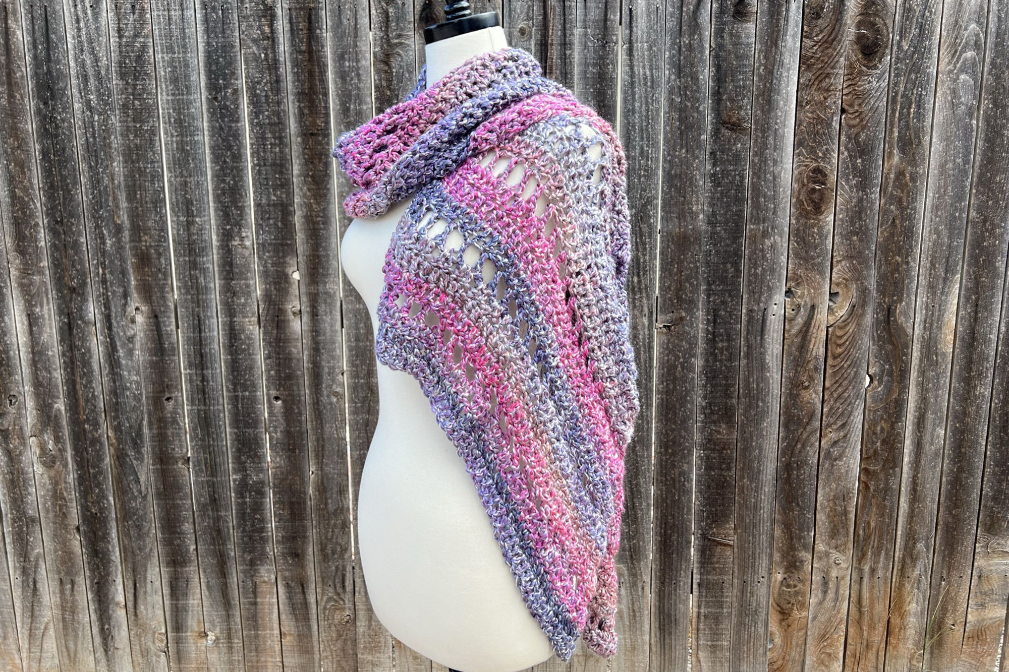 Amethyst Shawl Crochet Pattern