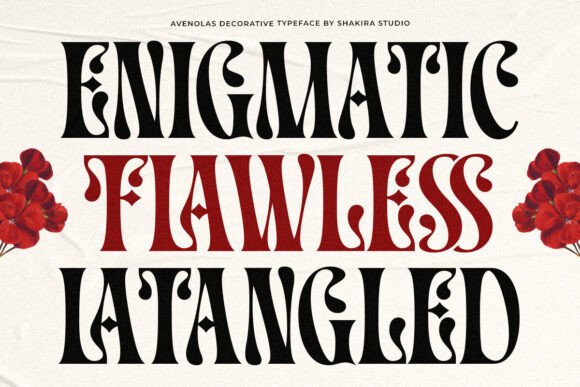 Avenolas Font - Preview 1