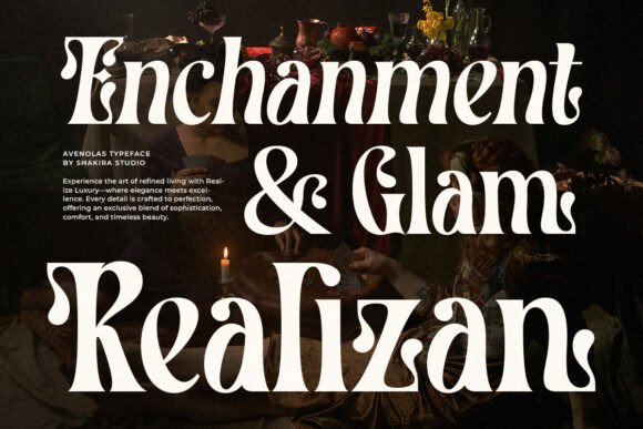 Avenolas Font - Preview 2