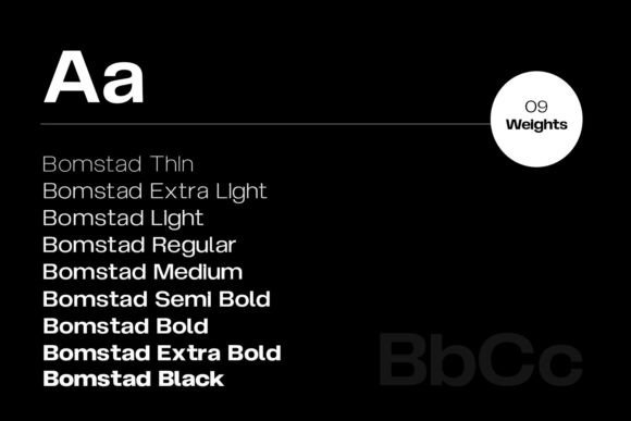Bomstad Font - Preview 1
