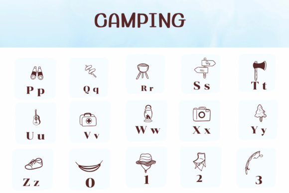 Camping Font - Preview 2