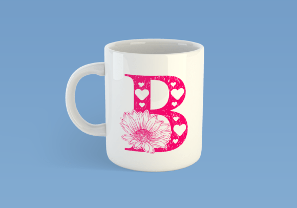 Citra Daisy Monogram Font PNG with transparent background - Preview 2