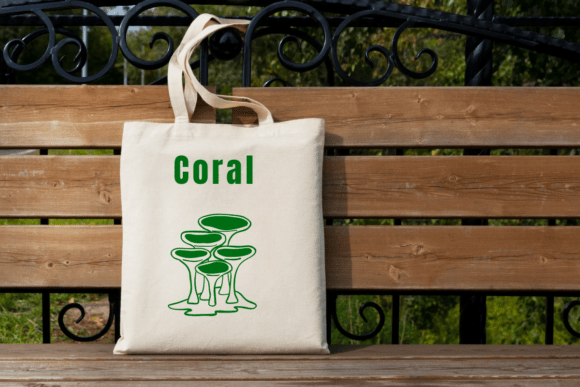Coral Doodle Font PNG with transparent background - Preview 4