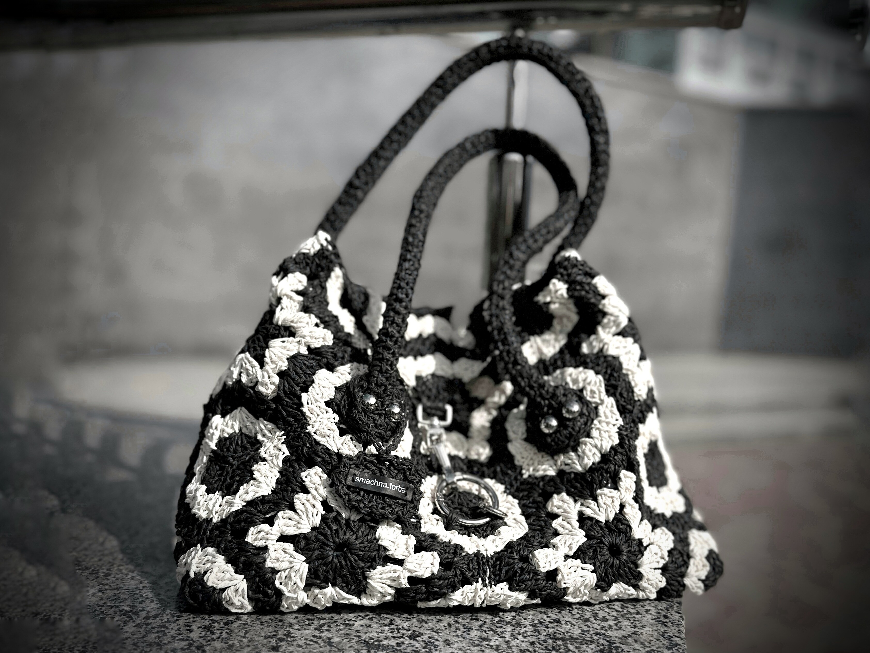 Crochet Pattern Granny Hexagon Bag PDF