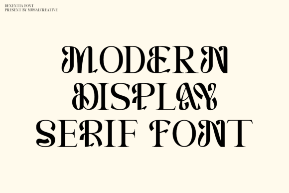 Dexentia Font - Preview 1
