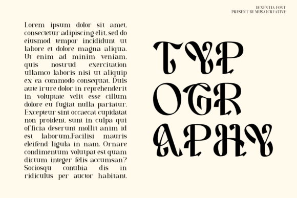 Dexentia Font - Preview 2