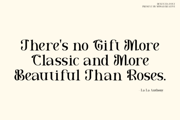 Dexentia Font - Preview 4