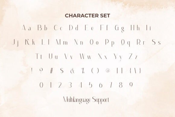 Element Tail Font PNG with transparent background - Preview 3
