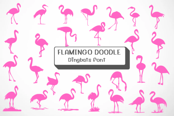 Flamingo Doodle