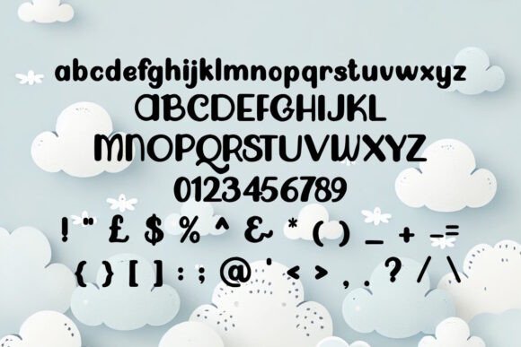 Fluff and Nonsense Font - Preview 1