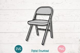 Simple Chair Svg Folding Chair SVG PNG Clipart Graphic by KayBeeSVGs · Creative Fabrica