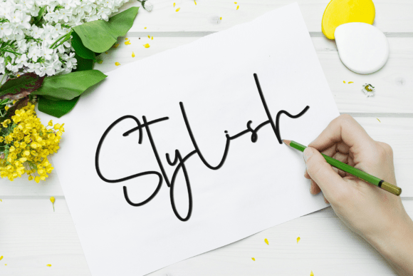Grandma Signature Font - Preview 4
