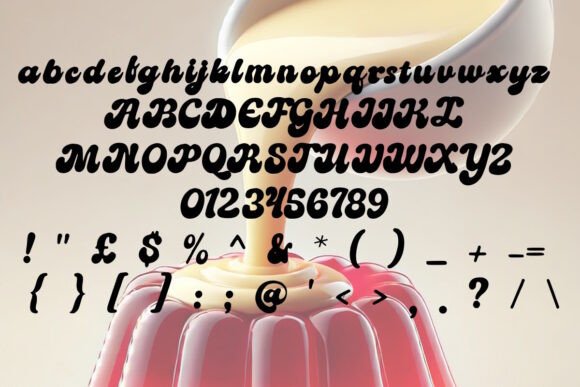 Jelly and Custard Font - Preview 1