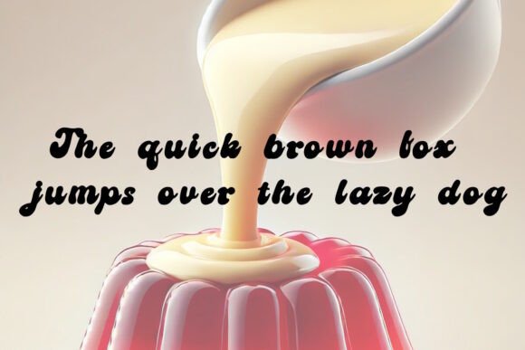 Jelly and Custard Font - Preview 2