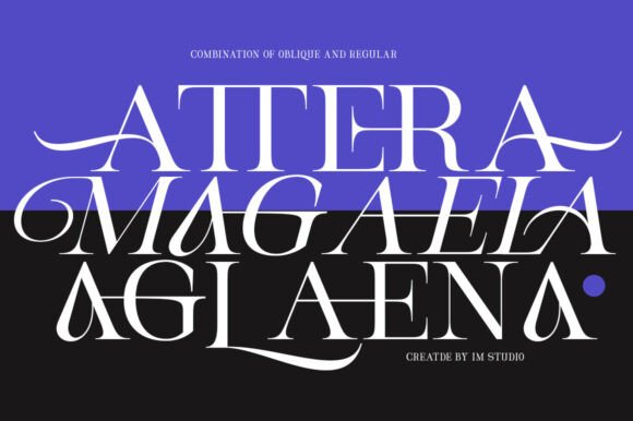 Magerla Font PNG with transparent background - Preview 1