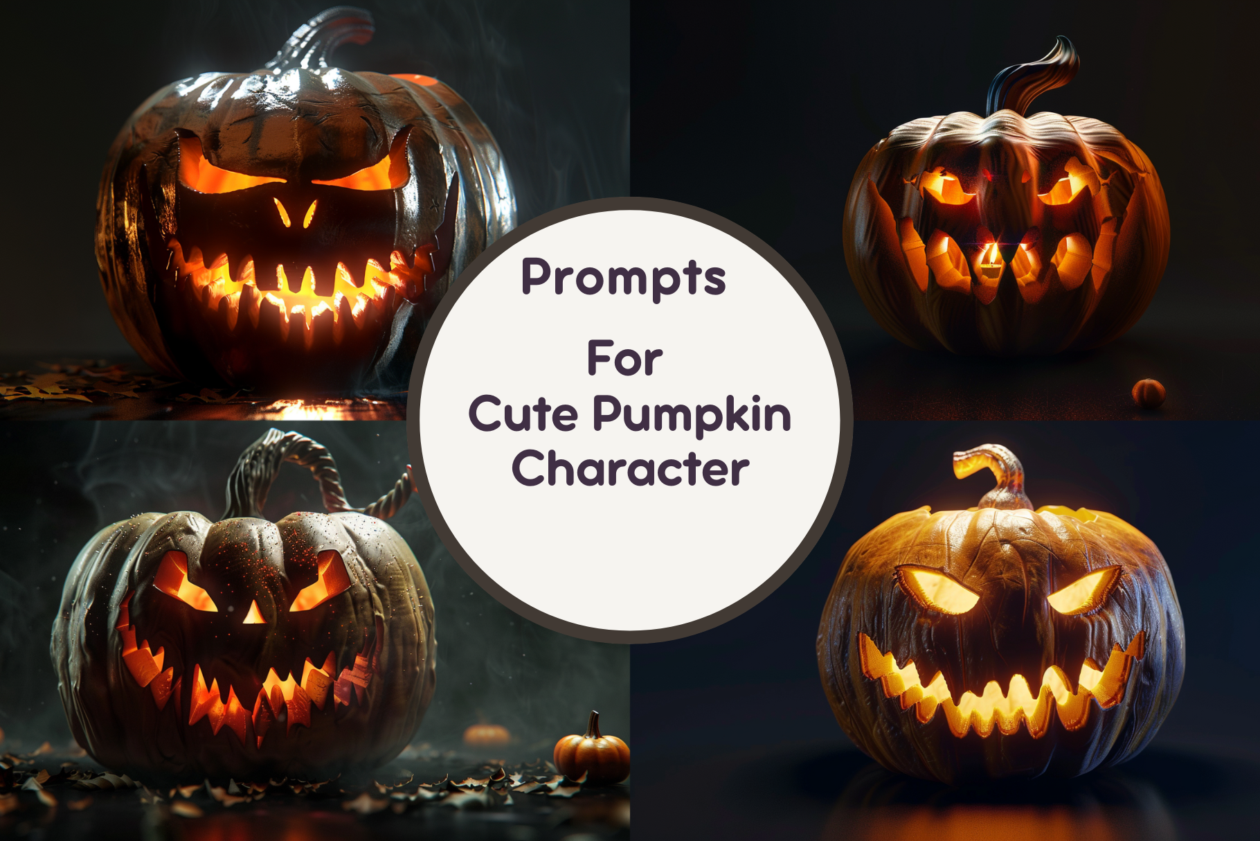 Prompt for Cute Pumpkin Character Graphic by Milano Creative · Creative ...