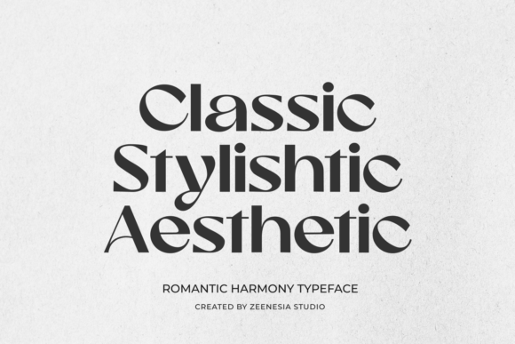 Romantic Harmony Font PNG with transparent background - Preview 1