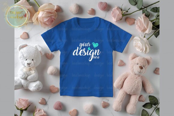 Royal Valentine Tshirt Mockup Graphic T-Shirts By TheBest Mockup